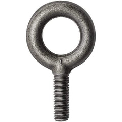 Campbell - 7,200 Lb Capacity, Forged Steel, 7/8-9 Thread, Fixed Lifting Eye Bolt - Fully Threaded, 2-1/4" Shank, 2-1/4" Thread Length, Shoulder - All Tool & Supply