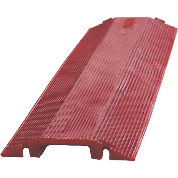 PRO-SAFE - 36" Long x 10-1/2" Wide x 1-1/2" High, Polyurethane Ramp Cable Guard - All Tool & Supply