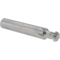 Accupro - 1/2° 1/2" Cut Diam, 0.187" Cut Width, 1/2" Shank, Solid Carbide Double-Angle Cutter - All Tool & Supply