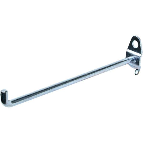 NMC - 6" Long Pegboard Hook - 6" Projection, 90° Bend, Steel - All Tool & Supply