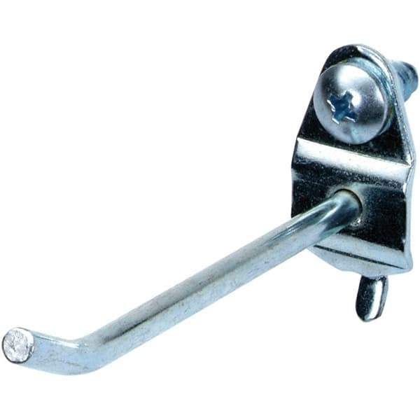 NMC - 2-1/2" Long Pegboard Hook - 2-1/2" Projection, 30° Bend, Steel - All Tool & Supply