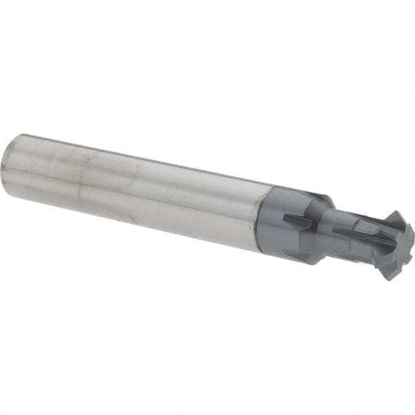 Accupro - 3/8° 3/8" Cut Diam, 1/8" Cut Width, 3/8" Shank, Solid Carbide Double-Angle Cutter - All Tool & Supply