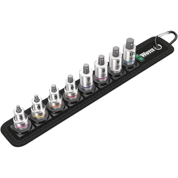 Wera - Hex & Torx Bit Socket Sets Type: Hex Bit Socket Set Drive Size: 3/8 - All Tool & Supply