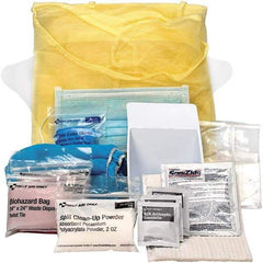 PRO-SAFE - 13 Piece, Bloodborne Pathogen Kit - 1-3/4" Wide x 8-1/4" Deep x 8-1/4" High, No Container Included - Refill Only - All Tool & Supply