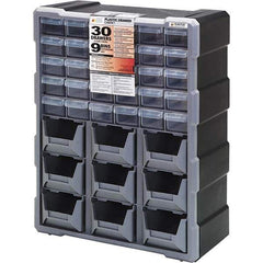 Quantum Storage - 39 Drawer, Small Parts Drawer Cabinet System - 23-3/4" Deep x 6-1/4" Wide x 15" High - All Tool & Supply