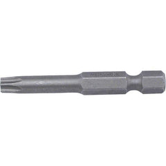 Wiha - T10 Power Bit - 1/4" Drive, 2" OAL - All Tool & Supply