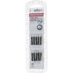 Wiha - 1/4" Drive, #5 Torq-Set Screwdriver Bit - 1" OAL - All Tool & Supply