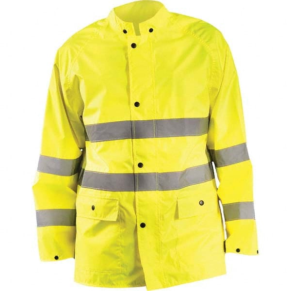 OccuNomix - Size S Hi-Viz Yellow Waterproof Jacket - All Tool & Supply