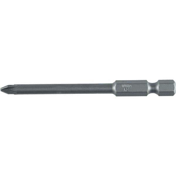 Wiha - PZ.2 Power Bit - 1/4" Drive, 2-3/4" OAL - All Tool & Supply