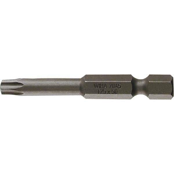 Wiha - T50 Power Bit - 1/4" Drive, 2" OAL - All Tool & Supply