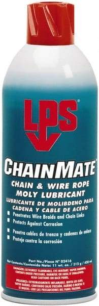 LPS - 16 oz Aerosol Extreme Temperature Chain & Cable Lubricant - Gray/Black, 0 to 300°F - All Tool & Supply