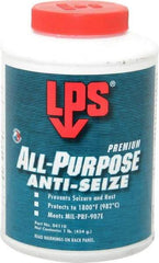 LPS - 1 Lb Can General Purpose Anti-Seize Lubricant - Molybdenum Disulfide, -65 to 1,800°F, Blue/Gray, Water Resistant - All Tool & Supply