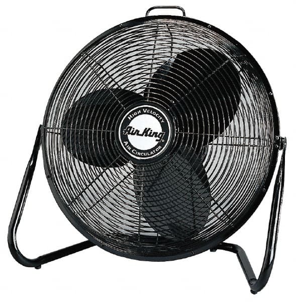 Air King - 20" Blade, 2,025, 2,650 & 3,625 CFM, Low Floor Stand Industrial Circulation Fan - All Tool & Supply