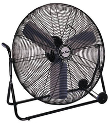 Air King - 30" Blade, 1/4 hp, 3,450, 6,000 & 7,650 CFM, Low Floor Stand Industrial Circulation Fan - All Tool & Supply