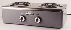 WAAGE - 20" Long x 10 Wide x 7" High, 230 Volt Hot Plate - 2 Burner, 1600 Watt, 7 Amps - All Tool & Supply