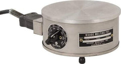 WAAGE - 4" High, 115 Volt Hot Plate - 150 to 550°F, 1 Burner, 600 Watt, 6" Diam, 6 Amps - All Tool & Supply