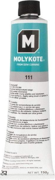 Dow Corning - 5.3 oz Tube Silicone/Moly Lubricant - White/Light Gray, -40°F to 392°F, Food Grade - All Tool & Supply