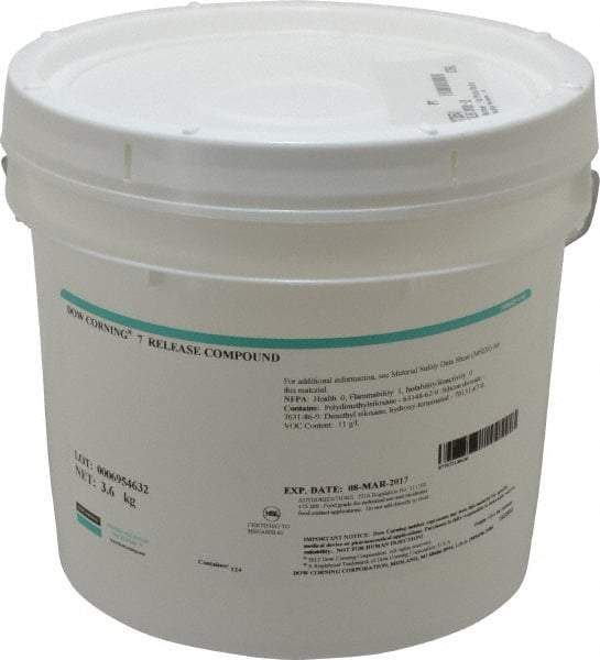 Dow Corning - 8 Lb. Can, White, General Purpose Mold Release - Food Grade, Silicone Composition - All Tool & Supply