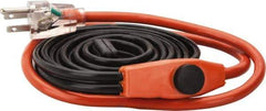 EasyHeat - 6' Long, Preassembled, Fixed Length, Fixed Wattage, Protection Heat Cable - 120 Input Volts, 42 Watts - All Tool & Supply