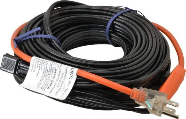 EasyHeat - 60' Long, Preassembled, Fixed Length, Fixed Wattage, Protection Heat Cable - 120 Input Volts, 420 Watts - All Tool & Supply