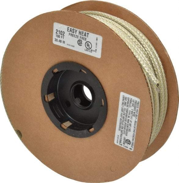 EasyHeat - 100' Long, 120 Input Volt, Easy Heat Self Regulating Residential Heat Protection Cable - 3 Watt - All Tool & Supply