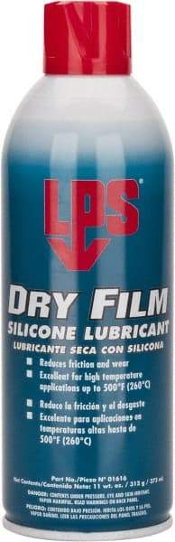 LPS - 16 oz Aerosol Dry Film/Silicone Lubricant - Clear, 500°F Max - All Tool & Supply