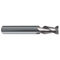 7/16" Dia. - 2-3/4" OAL - 45° Helix Bright Carbide End Mill - 2 FL - All Tool & Supply