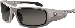 Ergodyne - Smoke Lenses, Framed Safety Glasses - Anti-Fog, Size Universal, Wrap Around - All Tool & Supply