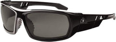 Ergodyne - Smoke Lenses, Framed Safety Glasses - Uncoated Lenses, Size Universal, Wrap Around - All Tool & Supply