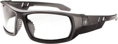 Ergodyne - Clear Lenses, Framed Safety Glasses - Uncoated Lenses, Size Universal, Wrap Around - All Tool & Supply