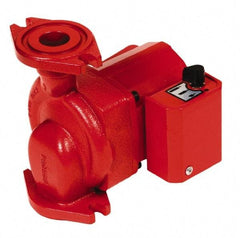 Bell & Gossett - 0.068 hp, 1 Phase, Cast Iron Housing, Noryl Impeller, Inline Circulator Pump - 115/230V Volt, 60 Hz Hz, 125 Max psi, 120V Motor - All Tool & Supply