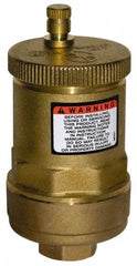 Bell & Gossett - 1/2" Pipe High Capacity Air Vent Air Vent - 150 Max psi, NPTF End Connection, 4-1/2"x9-5/8" - All Tool & Supply