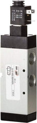 ARO/Ingersoll-Rand - 3/8" Inlet x 3/8" Outlet, Single Solenoid Actuator, Spring Return, 2 Position, Body Ported Solenoid Air Valve - 120 VAC Input, 1.65 CV, 3 Way, 115 psi, 122° Max Temp, 15° Min Temp - All Tool & Supply