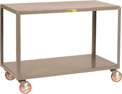 Little Giant - Mobile Table - Steel, Gray, 36" Long x 24" Deep x 34" High - All Tool & Supply