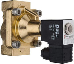 PRO-SOURCE - 1", 2/2 Way Steam Series Stacking Solenoid Valve - 24 VDC, 12 CV Rate, 4.98" High x 3.94" Long - All Tool & Supply