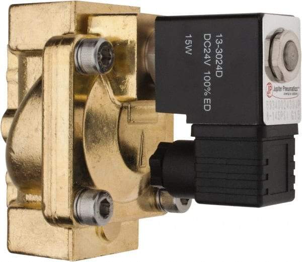 PRO-SOURCE - 3/4", 2/2 Way Stacking Solenoid Valve - 24 VDC, 12 CV Rate, 4.98" High x 3.78" Long - All Tool & Supply