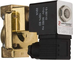 PRO-SOURCE - 1/2", 2/2 Way Stacking Solenoid Valve - 110 VAC, 4.5 CV Rate, 4.19" High x 2.83" Long - All Tool & Supply