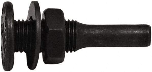 Tanis - 1/2" Arbor Hole to 1/4" Shank Diam Drive Arbor - For 3" Small Diam Wheel Brushes - All Tool & Supply
