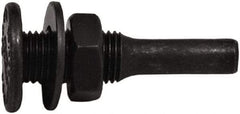 Tanis - 1/2" Arbor Hole to 1/4" Shank Diam Drive Arbor - For 3" Small Diam Wheel Brushes - All Tool & Supply