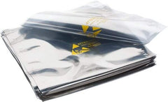 Value Collection - 8" Long x 8" Wide, 3 mil Thick, Clear Metalized Static Shield Bag - Metal-In - All Tool & Supply