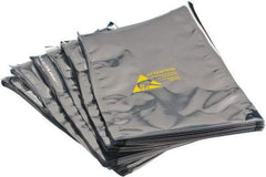 Value Collection - 10" Long x 6" Wide, 3 mil Thick, Clear Metalized Static Shield Bag - Metal-In - All Tool & Supply