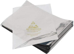 Value Collection - 8" Long x 5" Wide, 3 mil Thick, Clear Metalized Static Shield Bag - Metal-In - All Tool & Supply