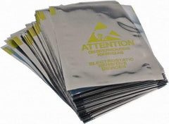 Value Collection - 5" Long x 3" Wide, 3 mil Thick, Clear Metalized Static Shield Bag - Metal-In - All Tool & Supply
