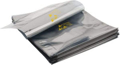 Value Collection - 12" Long x 10" Wide, 3 mil Thick, Clear Metalized Static Shield Bag - Metal-In - All Tool & Supply