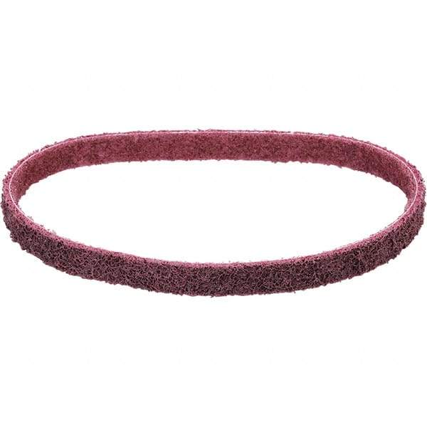 Dynabrade - 1-1/2" Wide x 30" OAL, Aluminum Oxide Abrasive Belt - Aluminum Oxide, Medium, Nonwoven, Cloth Backing, Wet/Dry - All Tool & Supply