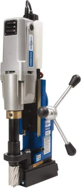 Hougen - 2" Travel, Portable Magnetic Drill Press - 250 & 450 RPM, 9 Amps, 1.5 hp, 1035 Watts - All Tool & Supply