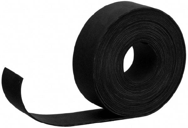 Made in USA - 36" Wide, 1/16" Thick, Neoprene Rubber Foam Sheet - 50 to 60 Durometer, Black, -40 to 225°F, 2,500 psi Tensile Strength, Plain Backing, Cut-to-Length - All Tool & Supply