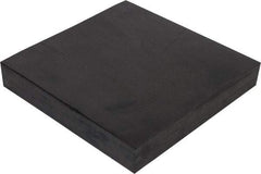 Made in USA - 12" Long, 12" Wide, Neoprene Spring Blend Rubber Foam Sheet - 65 to 75 Durometer, Black, -20 to 170°F, 1,000 psi Tensile Strength, Stock Length - All Tool & Supply