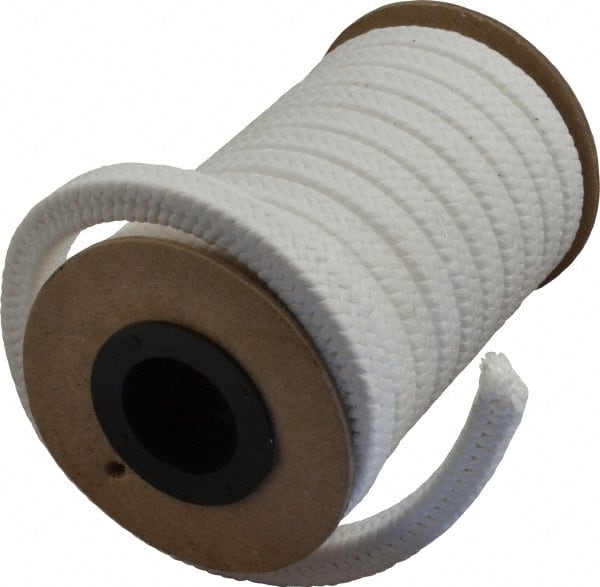 Made in USA - 3/8" x 8.4' Spool Length, PTFE/Sanitary Compression Packing - All Tool & Supply