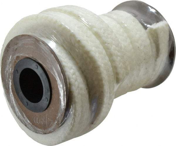 Made in USA - 5/8" x 5.2' Spool Length, PTFE/Synthetic Fiber Compression Packing - 1,500 Max psi, -80 to 450° F, White - All Tool & Supply